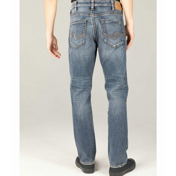 -NWT- Men's Silver Jeans Grayson Straight Jeans 36x30 - Picture 2 of 14